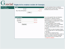 Tablet Screenshot of gsocial.guanajayweb.com